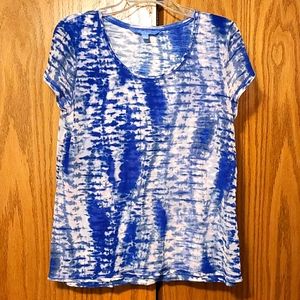 Simply Vera Tie-Dye Style Top